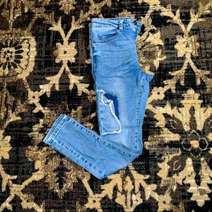 patchwork skinny jeans!!!